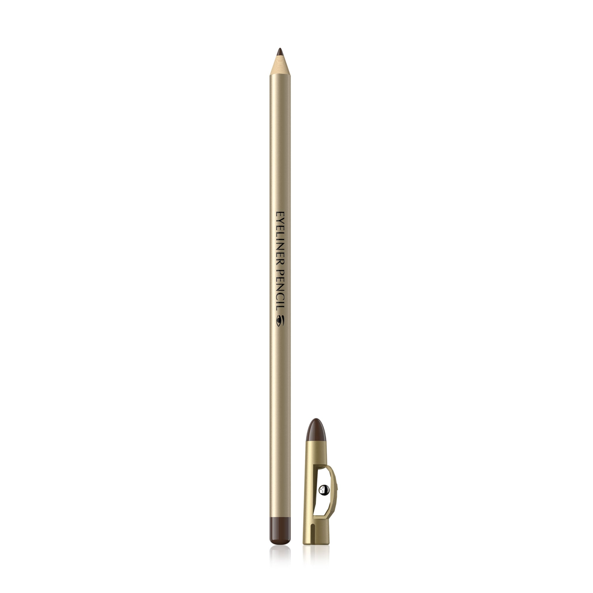 Контурний олівець для очей Eveline Cosmetics Eyeliner Pencil з точилою, коричневий, 1.2 г